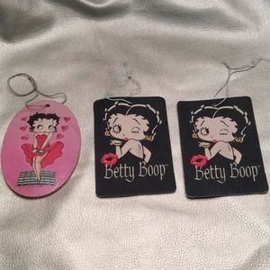 Vintage Betty Boop Unscented Air-fresheners 3 ct